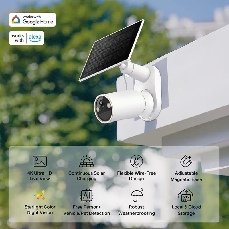 Wrl camera solar-powered-tapo c460 kit tp-link
