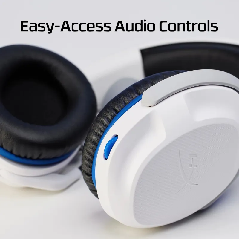 Headset hyperx cloudx stinger2-white-blue 75x29aa hyperx