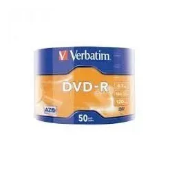 Dvd-r media 4.7gb 16x 50-pack-verbatim ver43788 mediarange