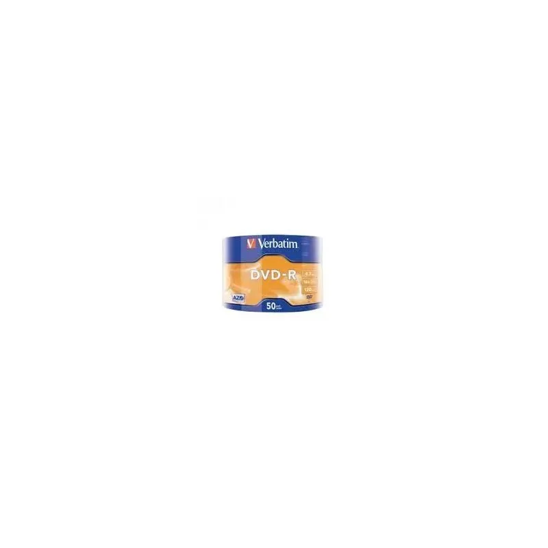 Dvd-r media 4.7gb 16x 50-pack-verbatim ver43788 mediarange