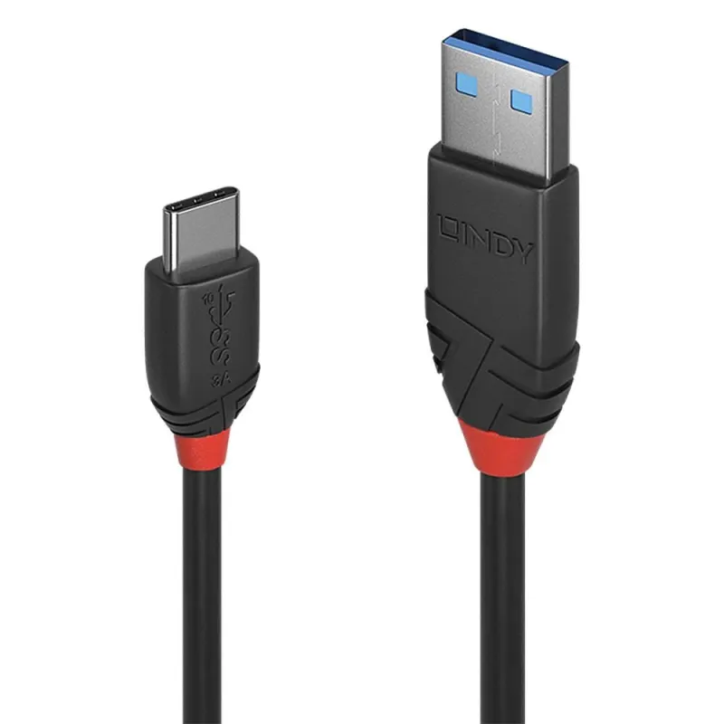 Cable usb3.2 a-c 1m-black 36916 lindy