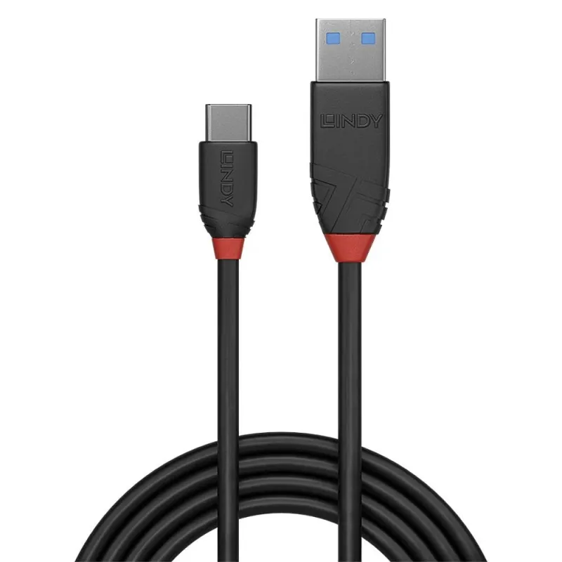 Cable usb3.2 a-c 1m-black 36916 lindy