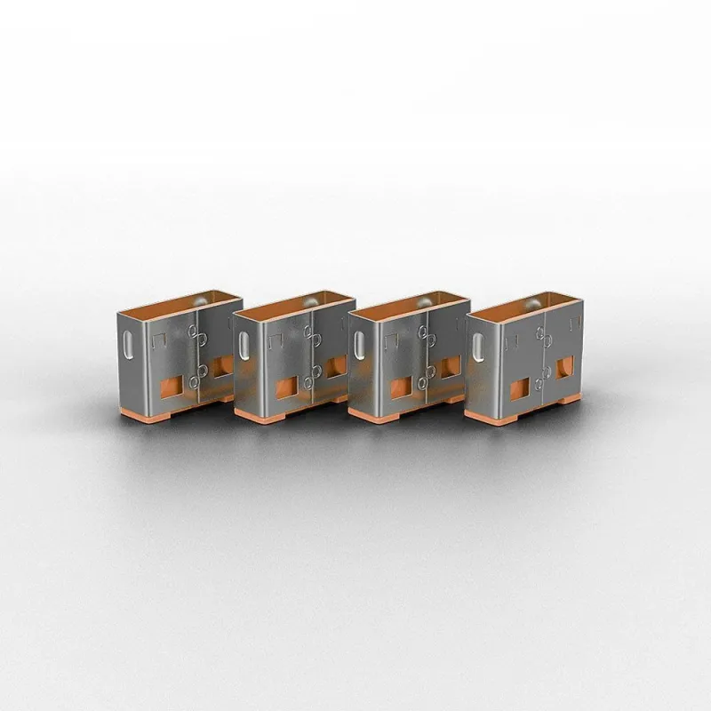 Usb port blocker 4pack-orange 40453 lindy
