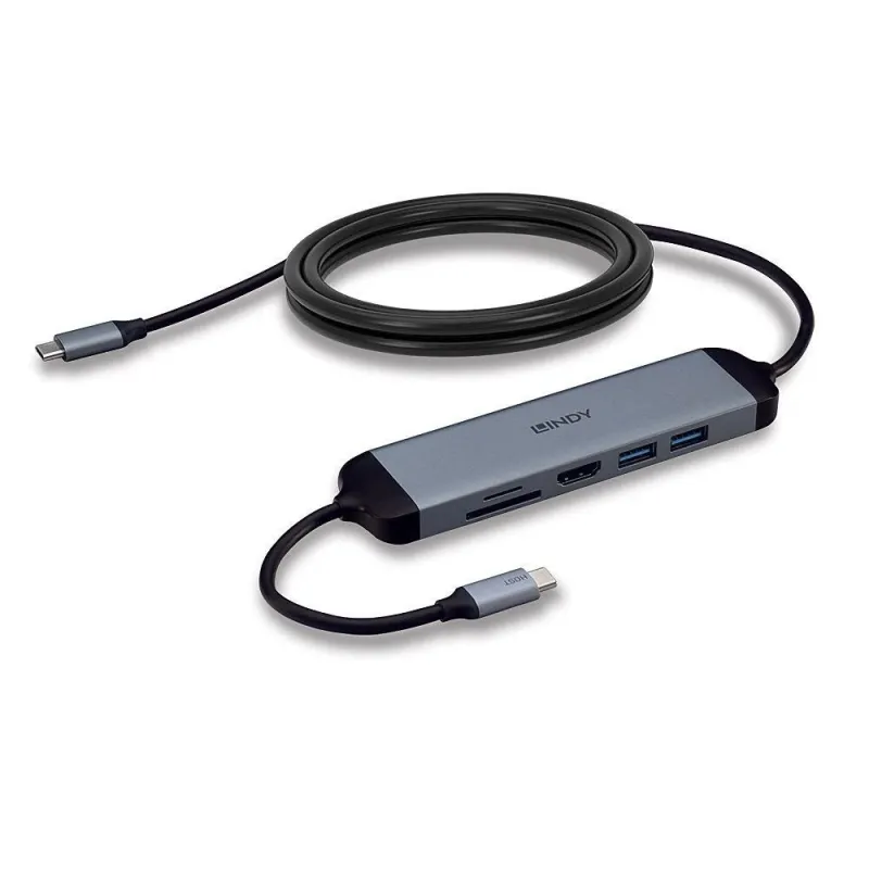 I-o docking station usb-c-dst-micro 140 43326 lindy