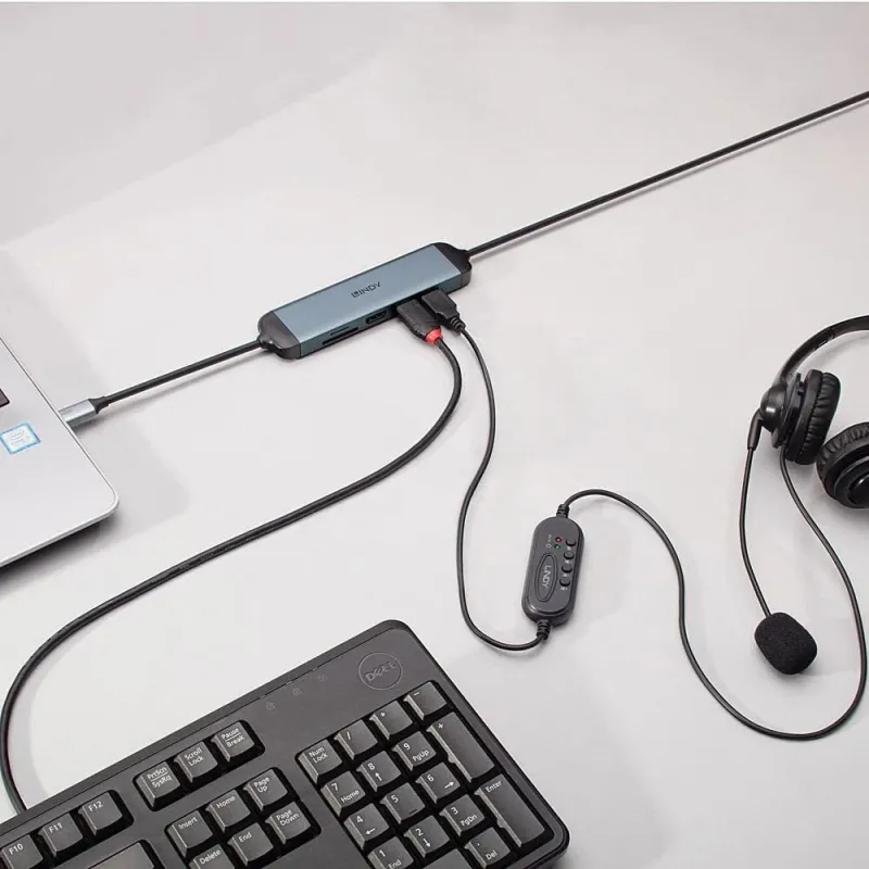 I-o docking station usb-c-dst-micro 140 43326 lindy