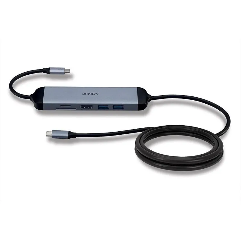 I-o docking station usb-c-dst-micro 140 43326 lindy