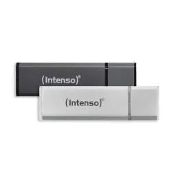 Memory drive flash usb2 32gb-2pcs silv- ant 3521480 intenso