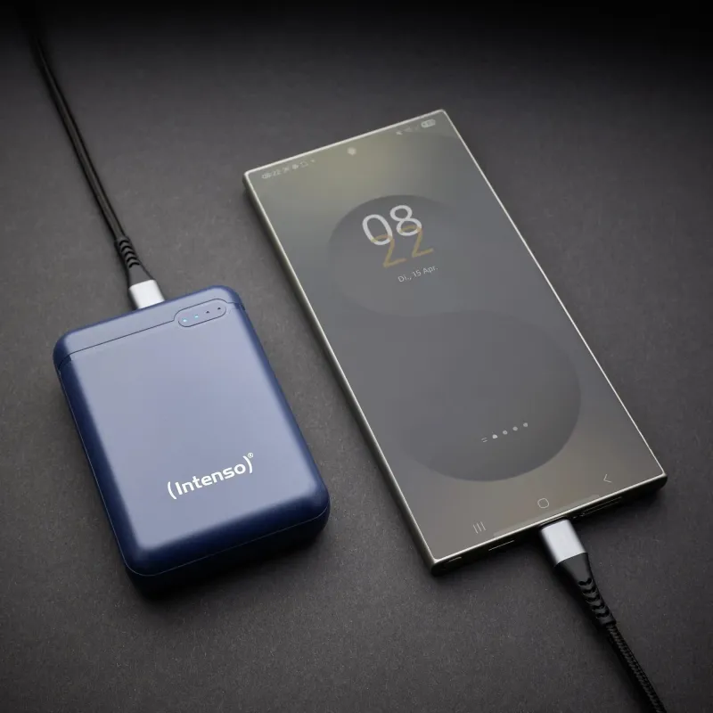 Power bank usb 10000mah-dark blue xs10000 intenso