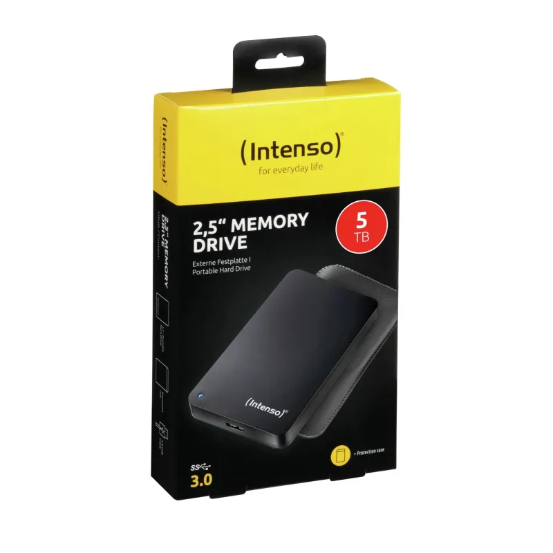 External HDD-INTENSO-6023513-5TB-USB 3.0-Colour Black-6023513