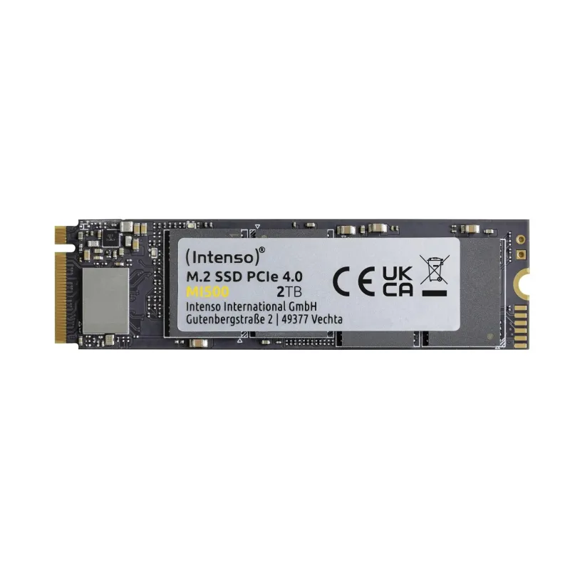 SSD-INTENSO-MI500-2TB-M.2-NVMe-3D NAND-Write speed 4500 MBytes-sec-Read speed 5300 MBytes-sec-4mm-TBW 1200 TB-MTBF 1500000