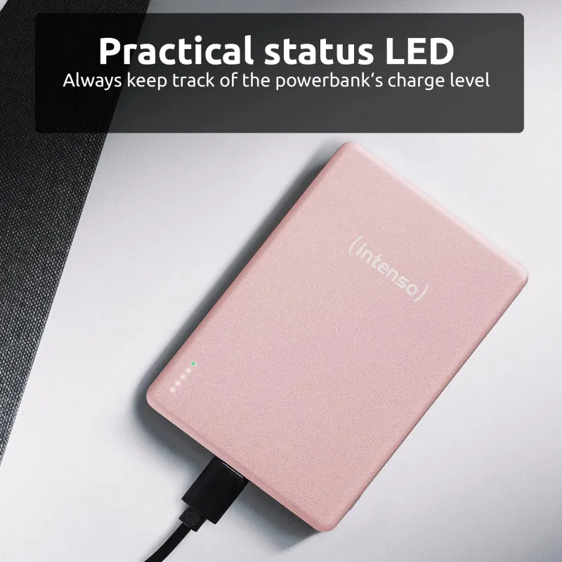Power bank usb 5000mah mag-rose 7344023 intenso