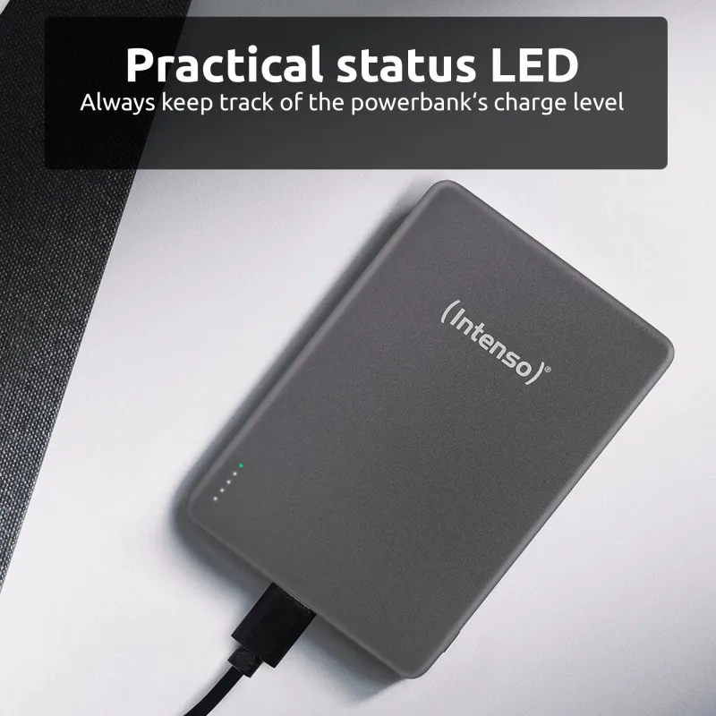 Power bank usb 10000mah mag-grey 7344034 intenso