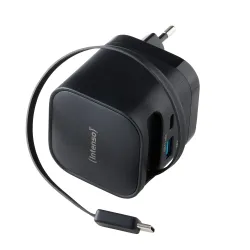 Power adapter 1xusb-a-1xusb-c-black 7806520 intenso