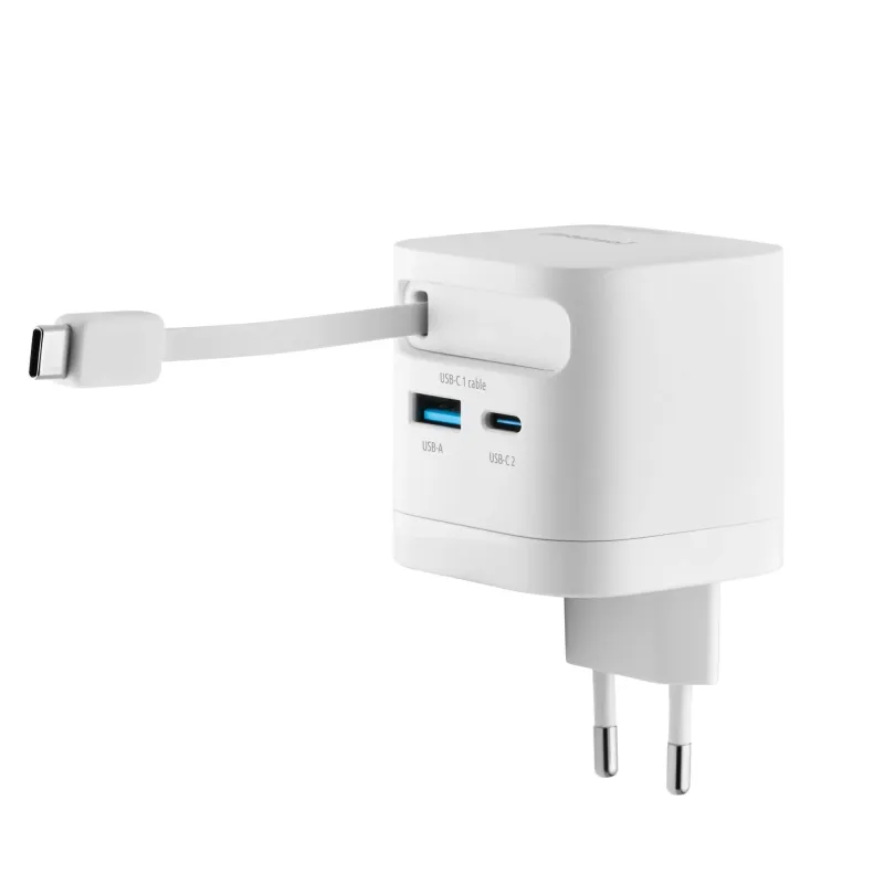 Power adapter 1xusb-a-1xusb-c-black 7806522 intenso