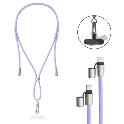 Cable usb-c to usb-c 1.65m-lanyard purple 7991003 intenso