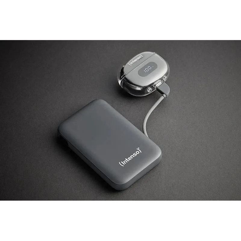 Power bank usb 10000mah-grey s10000 7333034 intenso