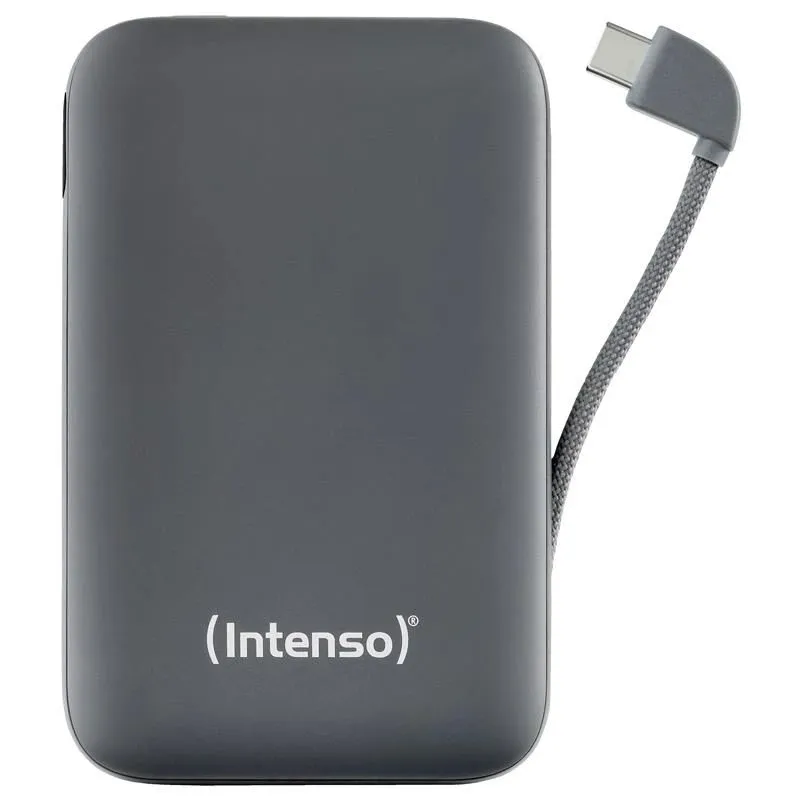 Power bank usb 10000mah-grey s10000 7333034 intenso