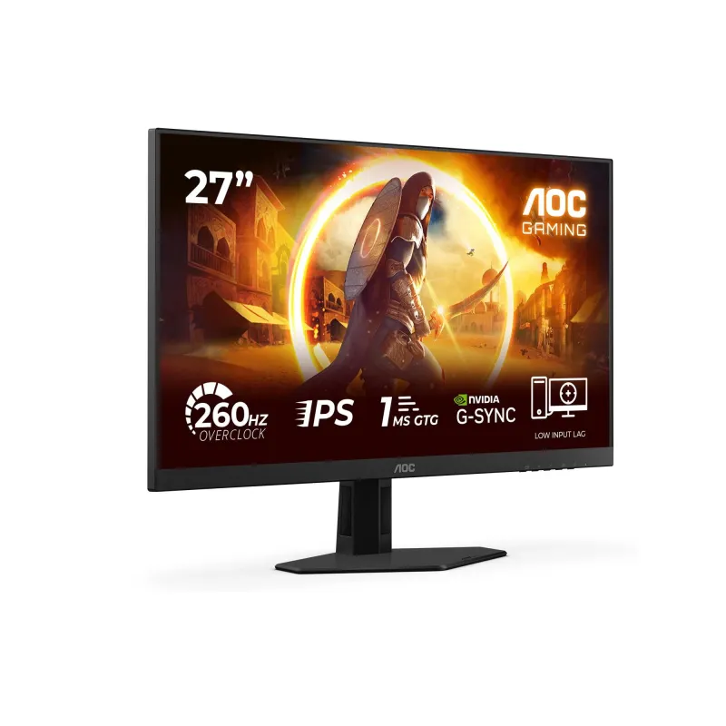 LCD Monitor-AOC-27 -1920 x 1080 pixels-Full HD-Native aspect ratio 16:9-LED-Flat-27G4ZRE