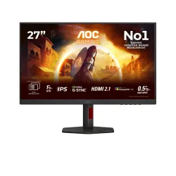 LCD Monitor-AOC-27 -3840 x 2160 pixels-4K Ultra HD-Native aspect ratio 16:9-LED-Flat-U27G4R