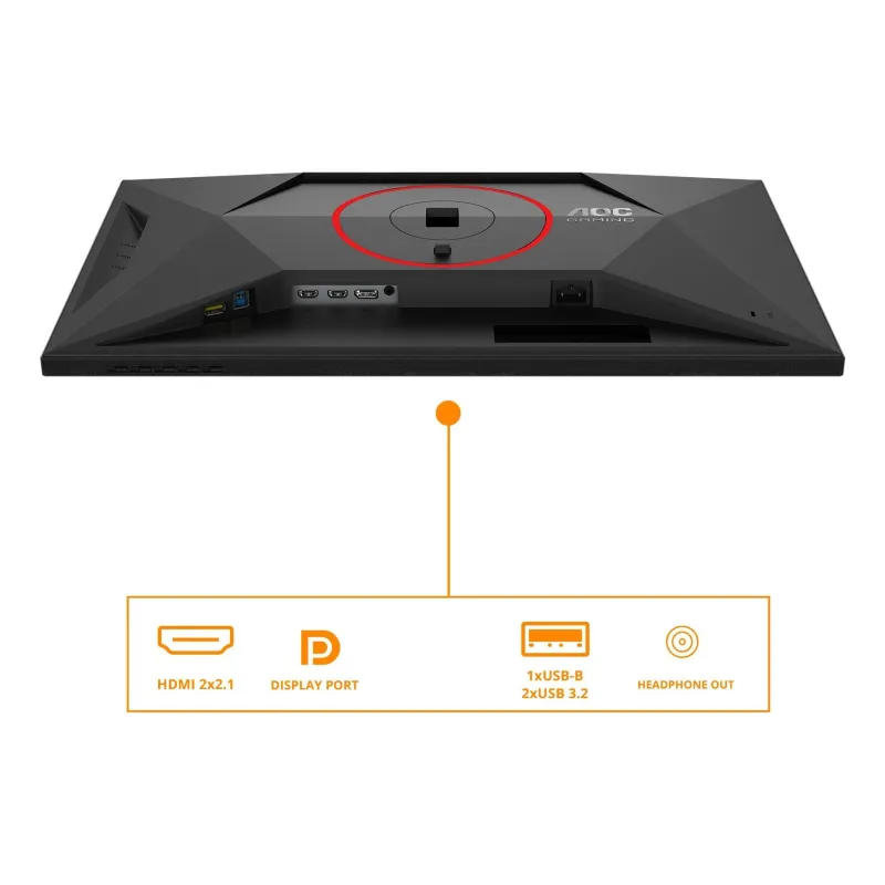 LCD Monitor-AOC-27 -3840 x 2160 pixels-4K Ultra HD-Native aspect ratio 16:9-LED-Flat-U27G4R