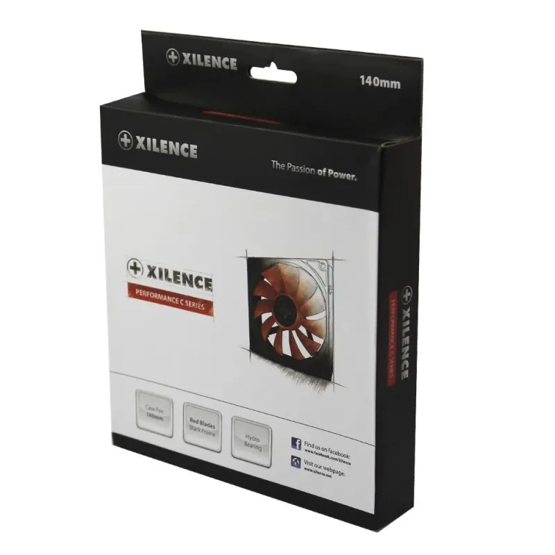 Case fan 140mm big4pin-12v xf050 xilence