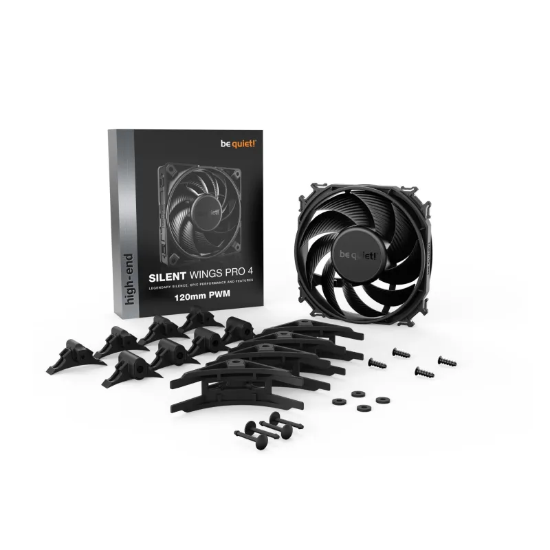 Case fan 120mm silent wings-pro 4 bl098 be quiet