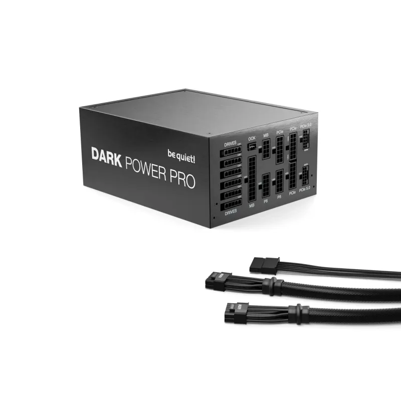Power Supply-BE QUIET-1300 Watts-Peak Power 1400 Watts-Efficiency 80 PLUS TITANIUM-PFC Active-MTBF 100000 hours-BN331