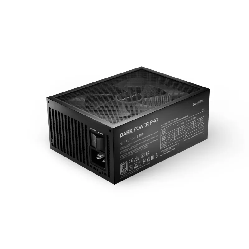 Power Supply-BE QUIET-1300 Watts-Peak Power 1400 Watts-Efficiency 80 PLUS TITANIUM-PFC Active-MTBF 100000 hours-BN331