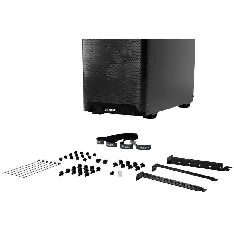 Case-BE QUIET-PURE BASE 501-MidiTower-Not included-ATX-MicroATX-MiniITX-Colour Black-BGW74