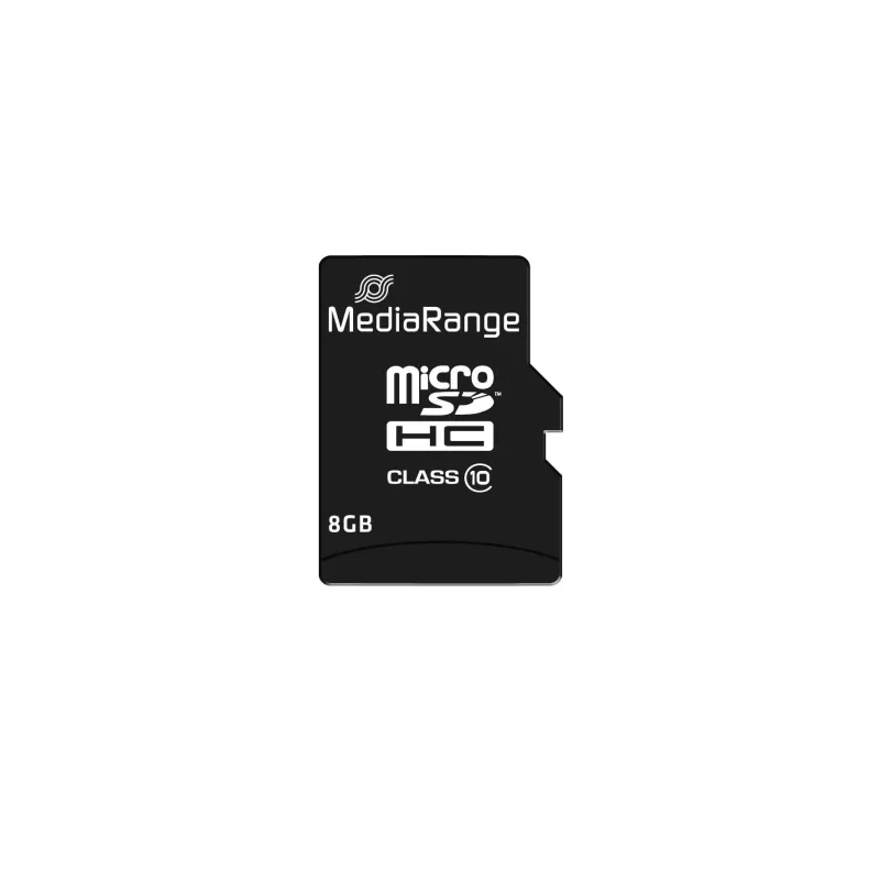 Memory micro sdhc 8gb c10-w-adapter mr957 mediarange