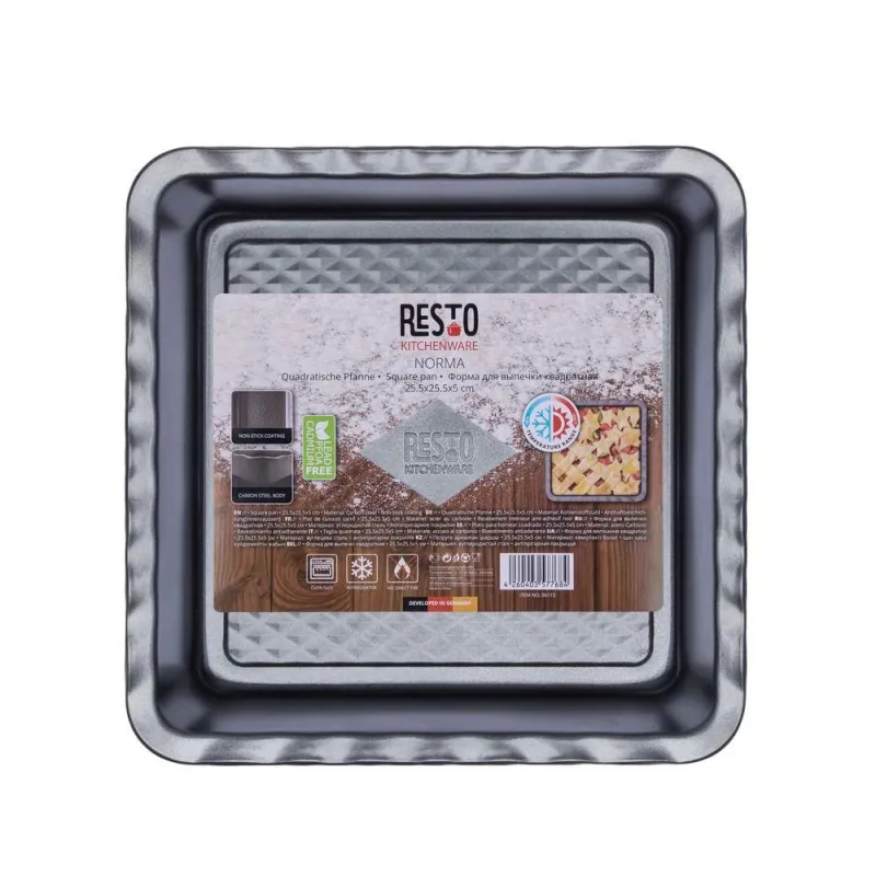 Rectangular bakeware-25.5x25.5x5cm 96115 resto