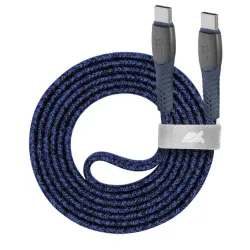 Cable usb-c to usb-c 1.2m-blue ps6105 bl12 rivacase