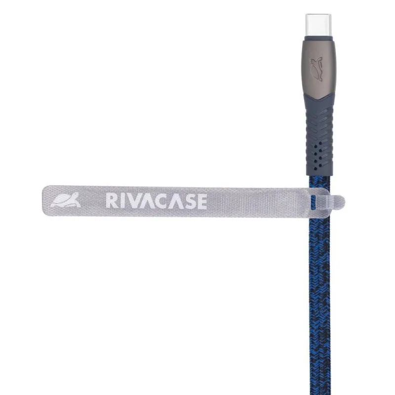 Cable usb-c to usb-c 1.2m-blue ps6105 bl12 rivacase