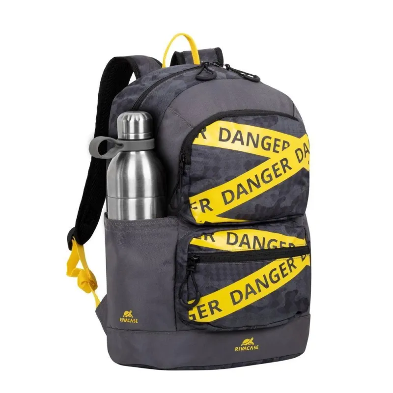 Nb backpack urban 14l 13.3-5421 grey camo rivacase