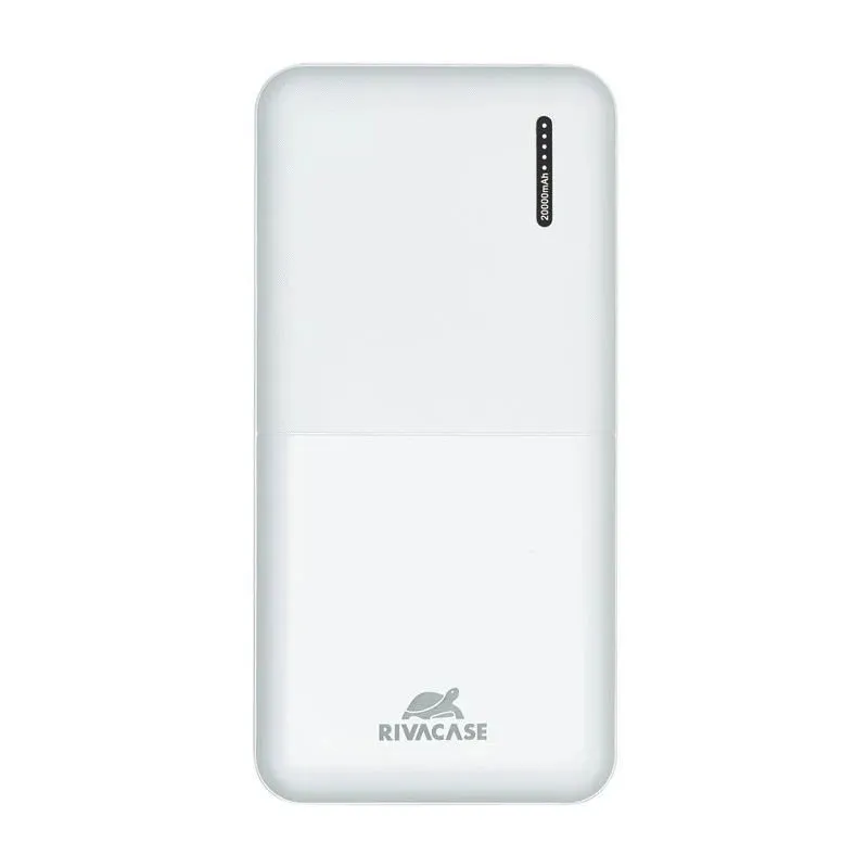 Power bank usb 20000mah-va2572 white rivacase