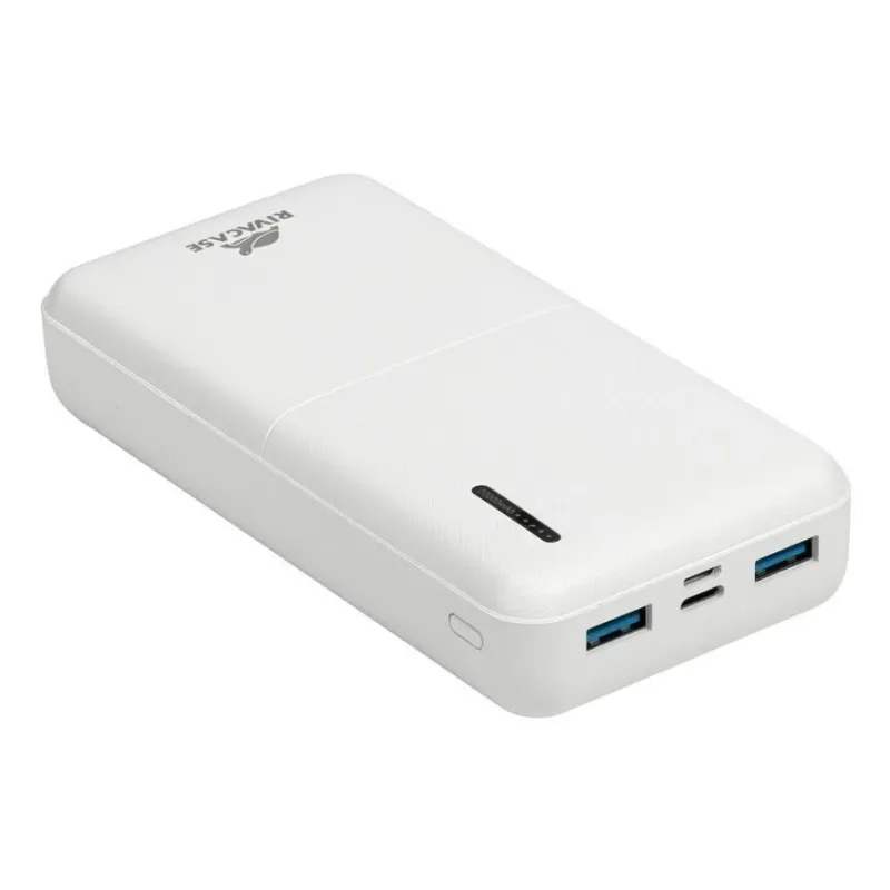 Power bank usb 20000mah-va2572 white rivacase