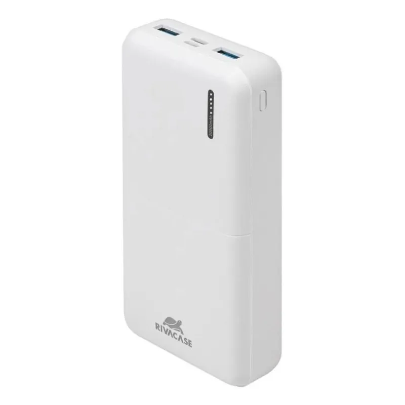 Power bank usb 20000mah-va2572 white rivacase