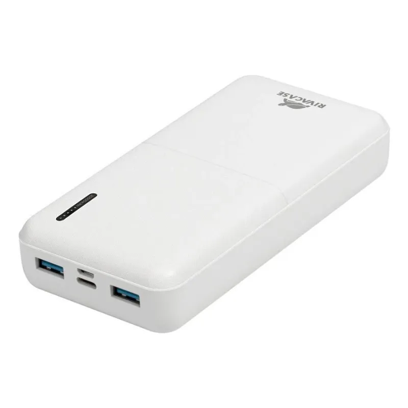 Power bank usb 20000mah-va2572 white rivacase