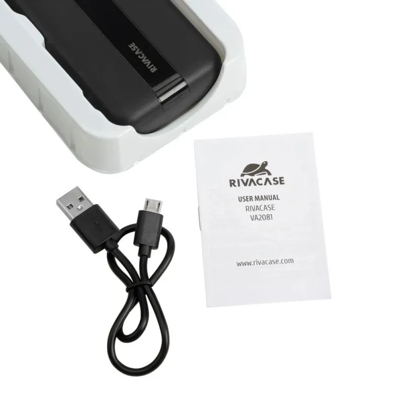 Power bank usb 20000mah-va2081 black rivacase