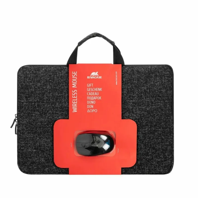 Nb sleeve anvik 15.6 + mouse-7916 black rivacase