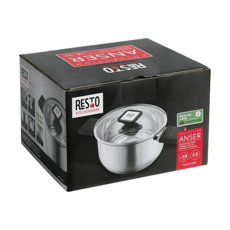 Casserole d18cm 2.5l-92202 resto