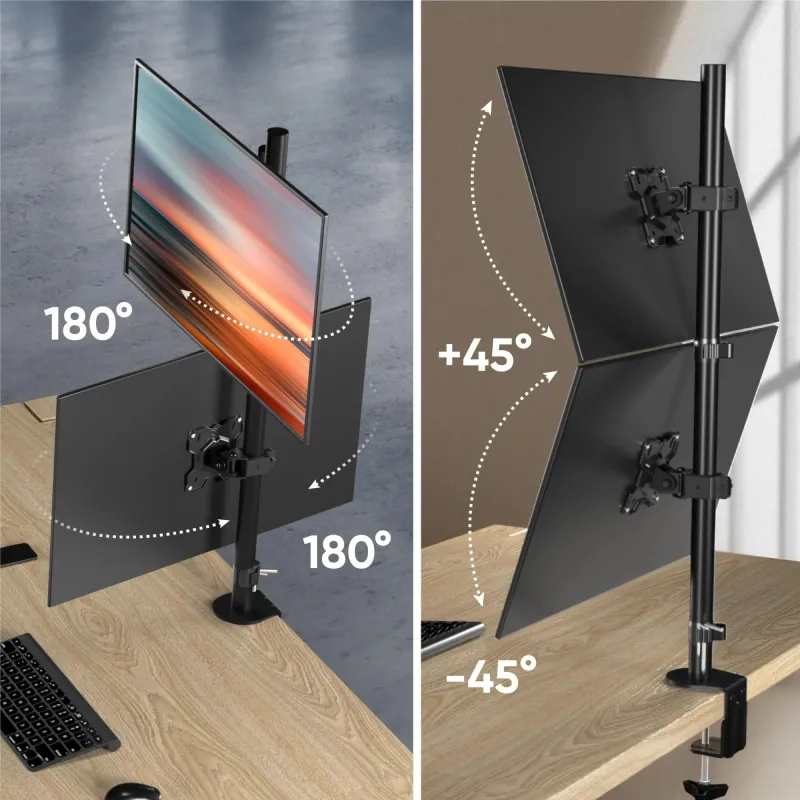 Monitor acc desk mount-13-34 black d208e-b onkron