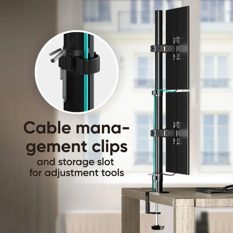 Monitor acc desk mount-13-34 black d208e-b onkron
