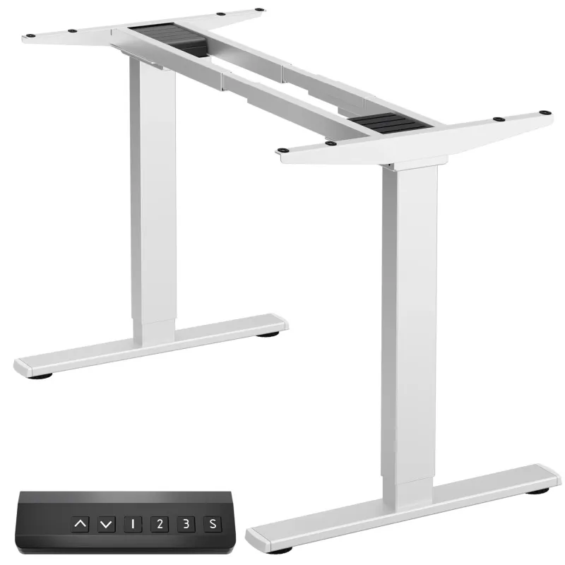 Desk frame motorised-white cdf222e-w onkron