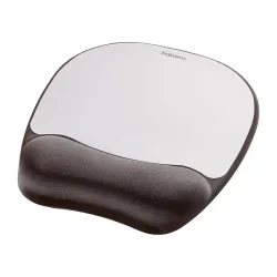 Mouse pad memory foam-silver streak 9175801 fellowes