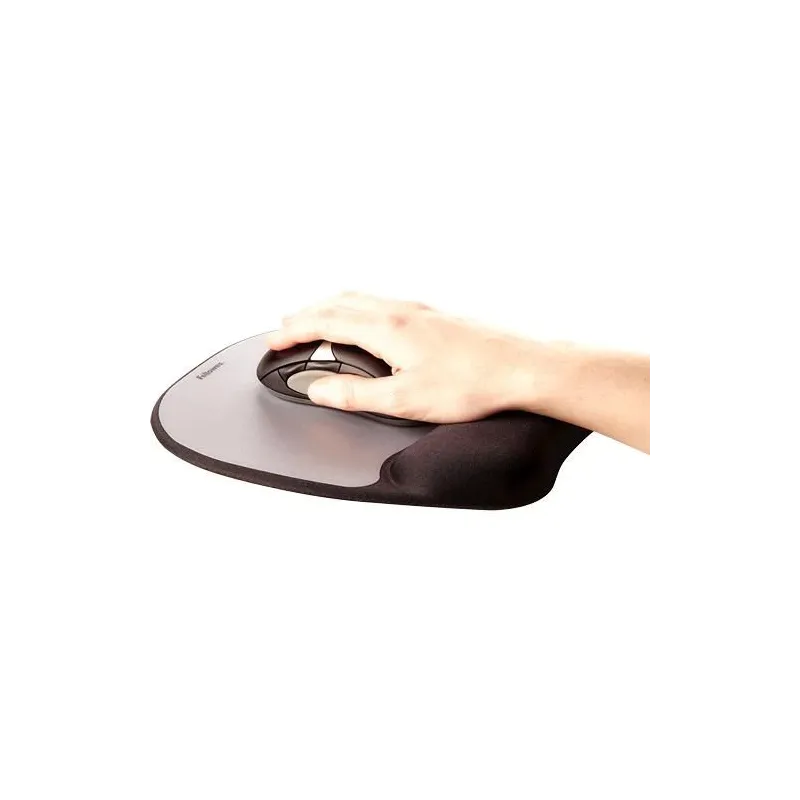 Mouse pad memory foam-silver streak 9175801 fellowes