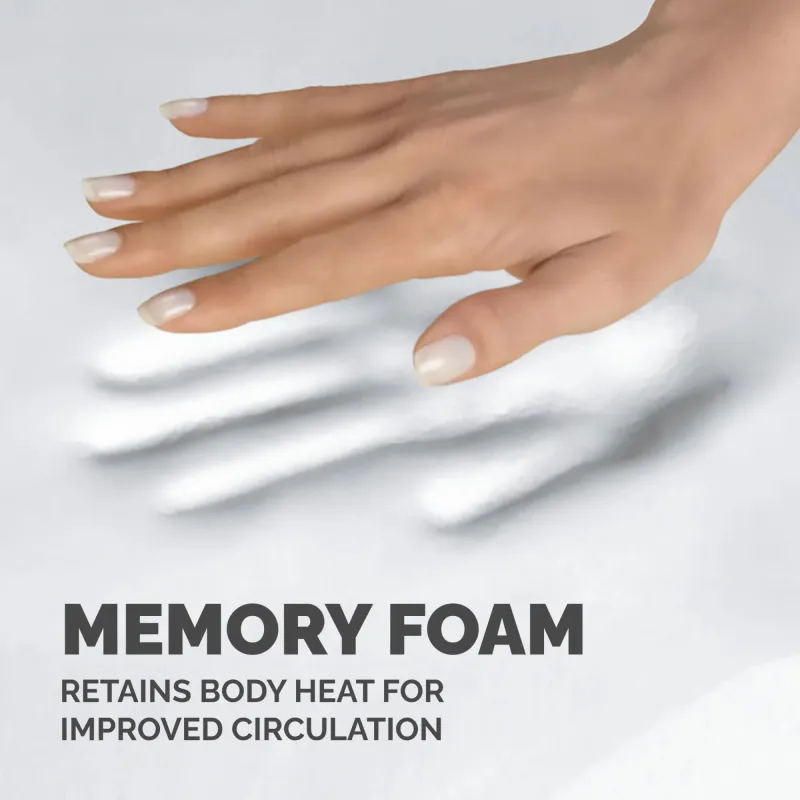 Mouse pad memory foam-silver streak 9175801 fellowes