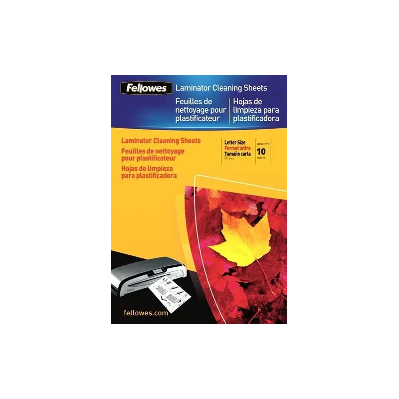 Laminator acc cleaning sheet-10pcs 5320604 fellowes