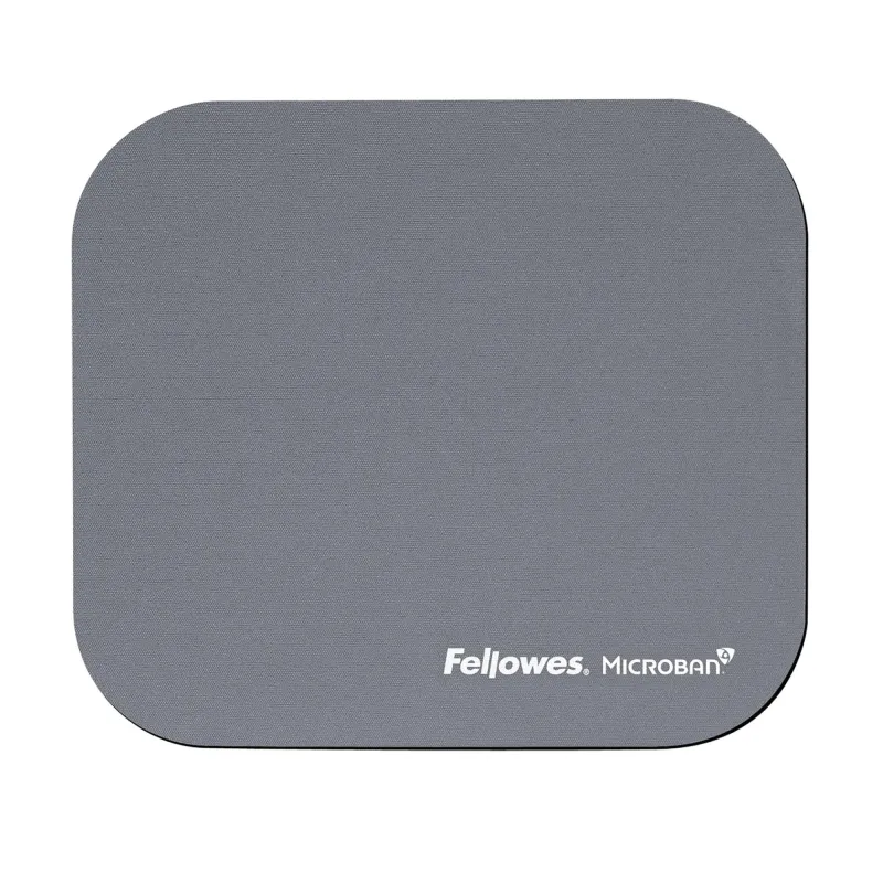 Mouse pad microban-silver 5934005 fellowes