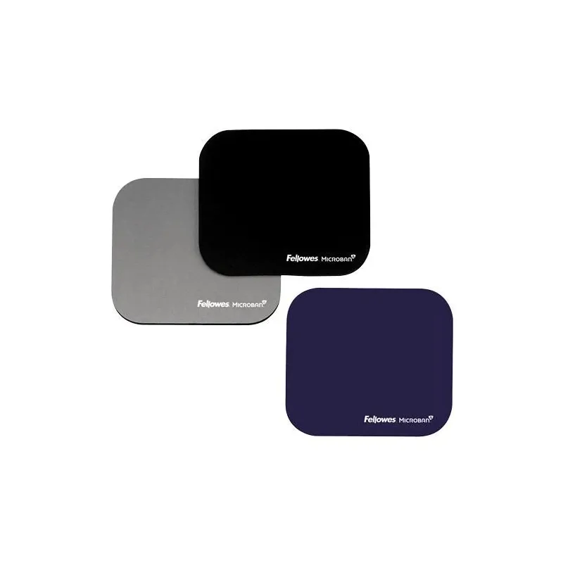 Mouse pad microban-silver 5934005 fellowes